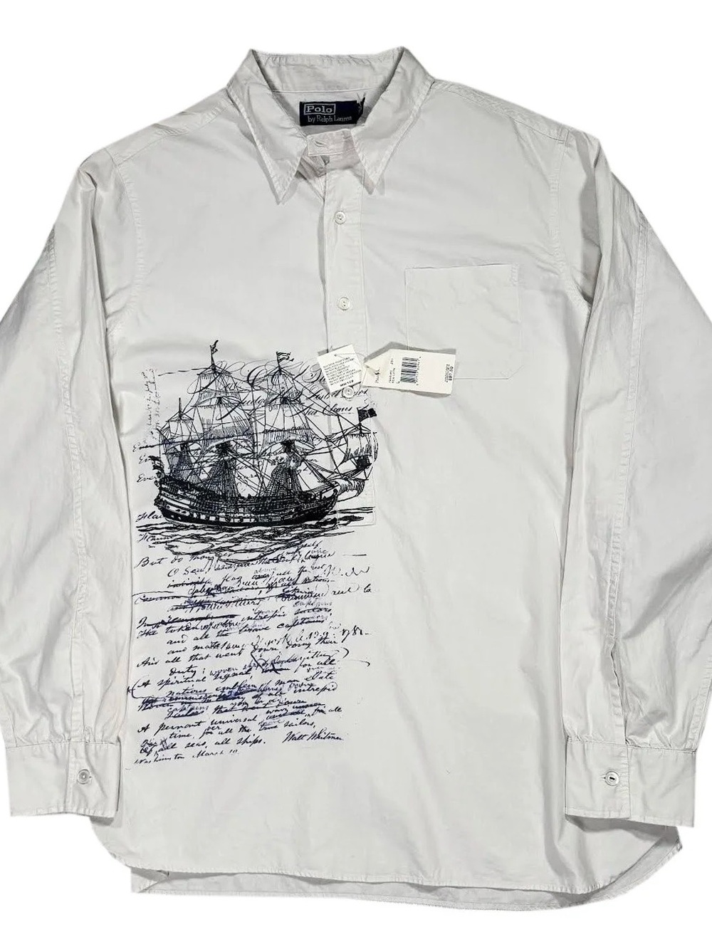 Vintage Polo Ralph Lauren Sailing Button Down Shirt (Size L) NWT